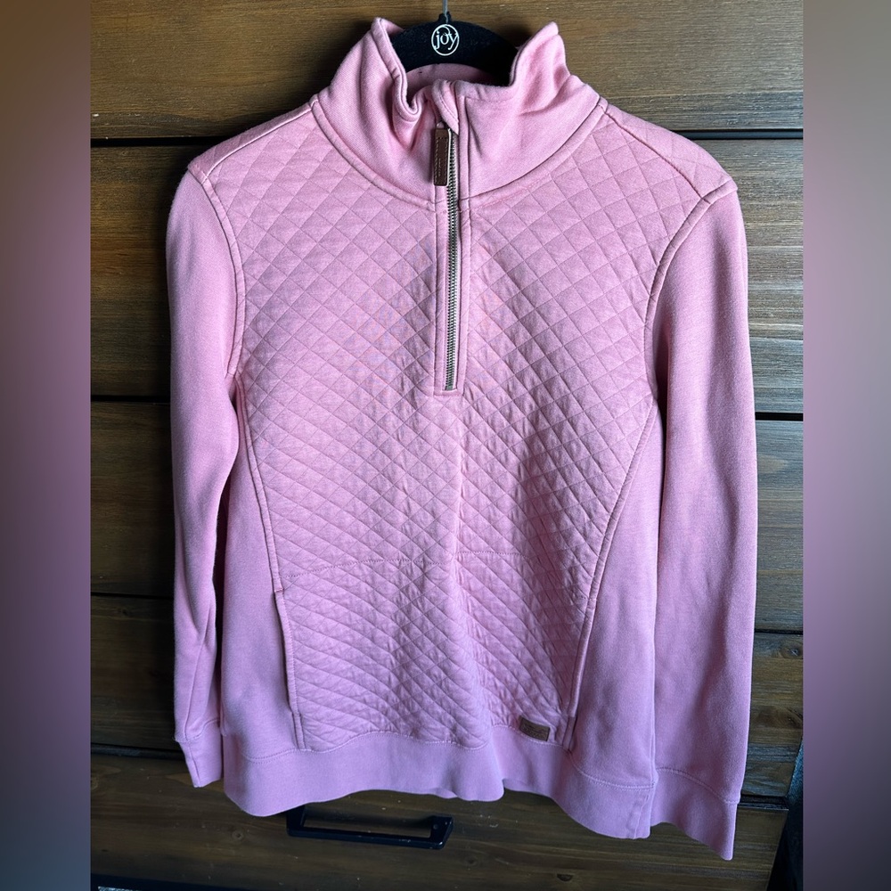 L.L. Bean Pink Quilted Sweatshirt